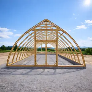 Frame of Wooden Greenhouse Tree 700 (70-280m²)