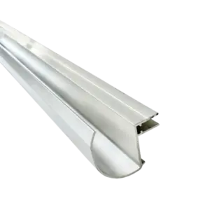 Aluminium greenhouse gutter - grey (4.2m)