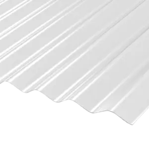 Corrugated polycarbonate sheet LightPIÙ ONDA 76/18 Clear – UV-protected 938 mm