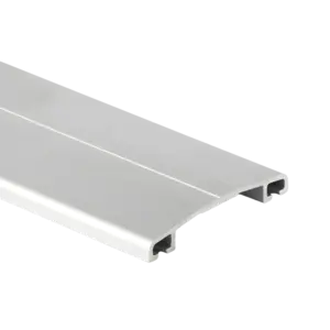 Aluminium clamping profile - anodized, silver