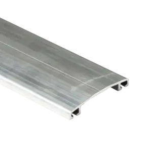 Aluminium clamping profile - silver