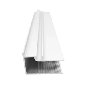 Aluminium U profile - anodized, silver (16mm)
