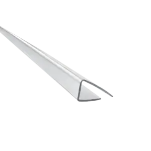 Plastic U profile - clear (10-16mm)