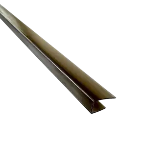 Plastic U profile - bronze (6-16mm)
