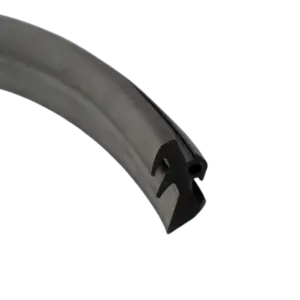 EPDM rubber gasket for clamping profile - black