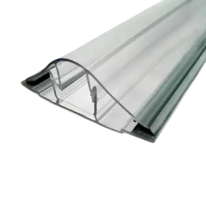 Plastic H profile Easy Click - clear (6-10mm)