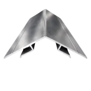 Aluminium ridge profile - grey (6mm)