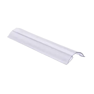 Plastic ridge profile - clear (6mm)
