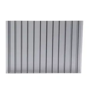 Multiwall polycarbonate sheet 10 mm Anthracite – Arla UV-protected 1700 g/m²