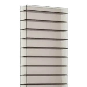 Multiwall polycarbonate sheet 16 mm Bronze – Arla UV-protected 2500 g/m²