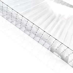 Multiwall polycarbonate sheet 40 mm Clear – Polygal UV-protected 4300 g/m²