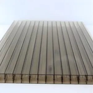 Multiwall polycarbonate sheet 16 mm Bronze – Polygal UV-protected 2500 g/m²