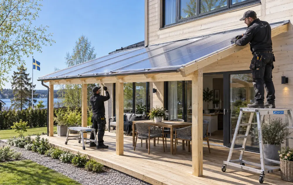 Professional Terrace Roof Assembly Service