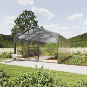 Wind-Resistant Makan 400 Greenhouse (16-80m²)