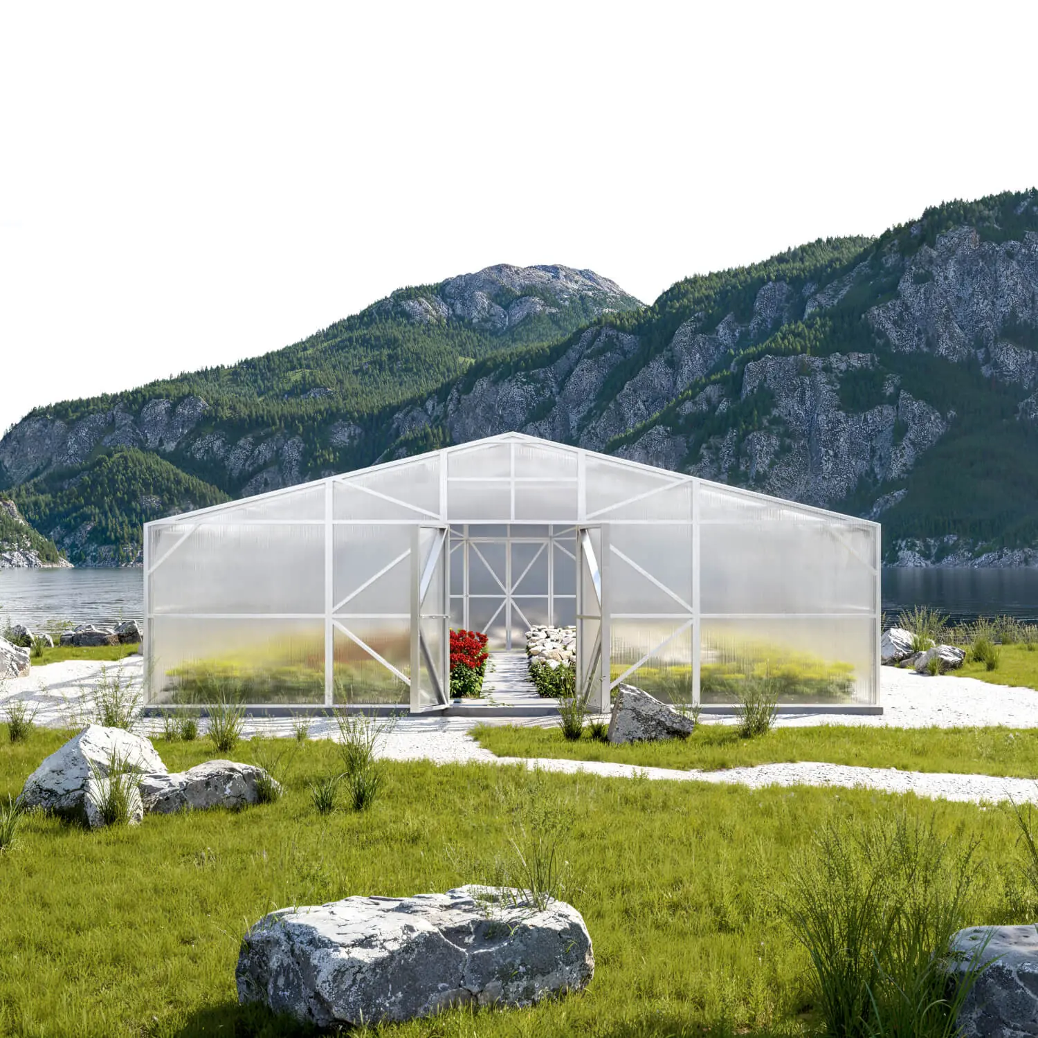 Storm-Resistant MAKAN 800 Greenhouse (64–160 m²) - Image 2