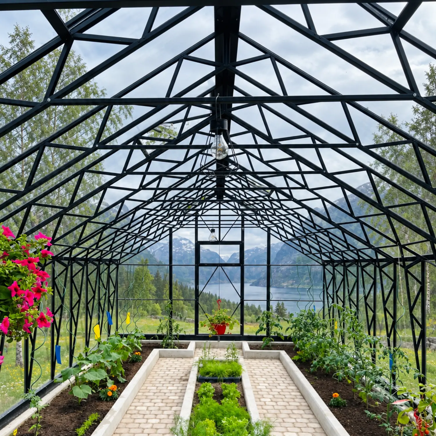 Glass Greenhouse Premium House Lux (5,4-33,2m²) - Image 5