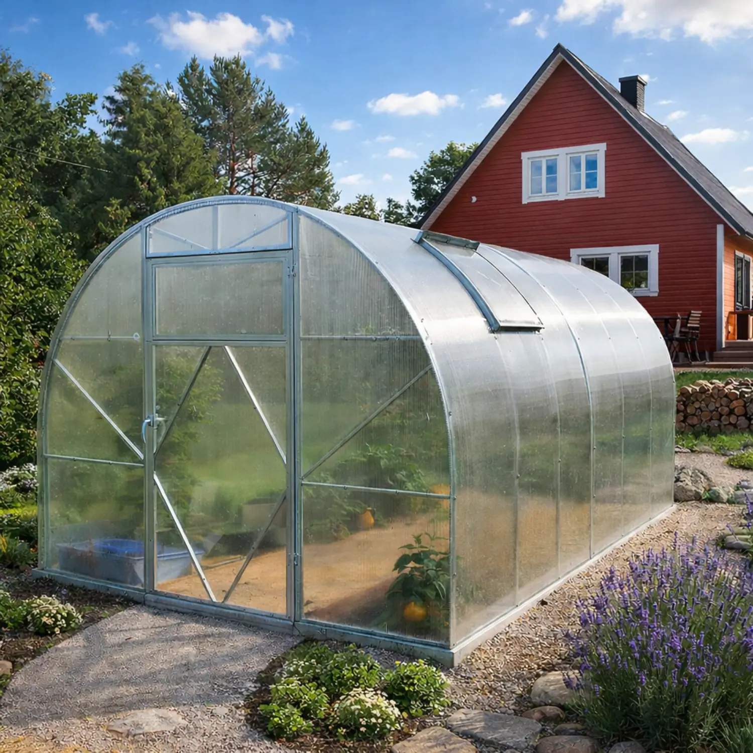 Premium Tunnel Greenhouse S (6-30m²) - Image 5