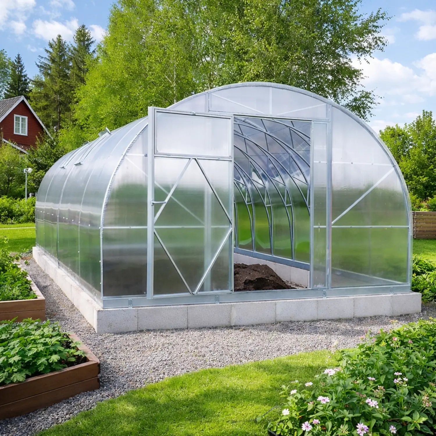 Premium Tunnel M Greenhouse (12-64m²) - Image 2