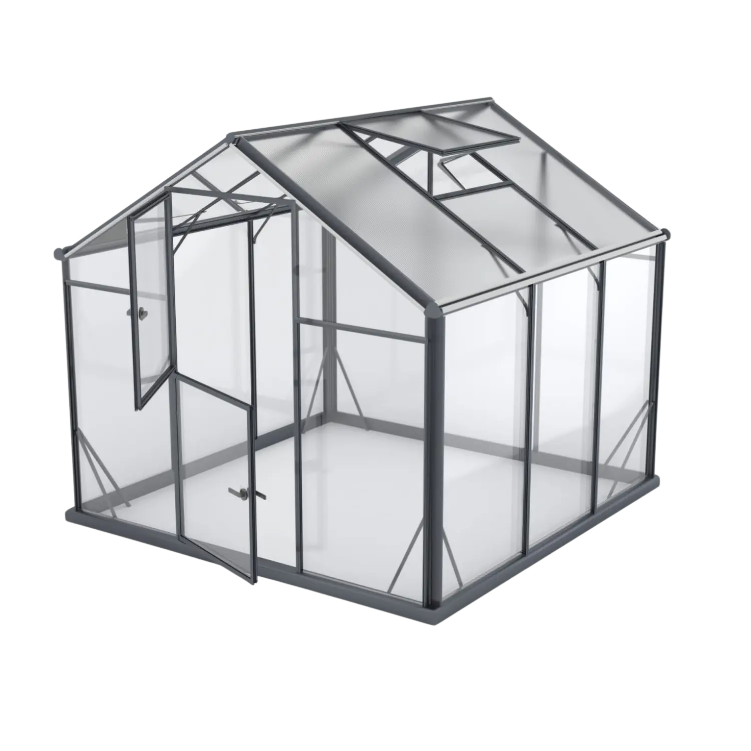 Sanus L Hybrid Glass Greenhouse (3,3-14,1m²) - Image 3