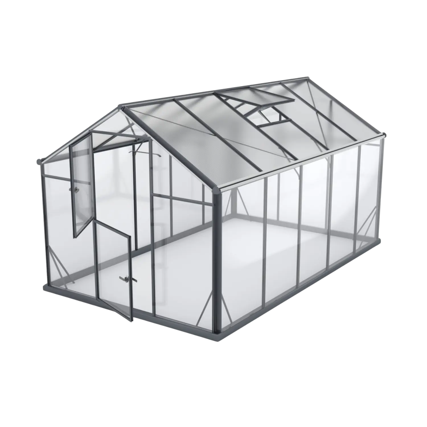 Sanus L Hybrid Glass Greenhouse (3,3-14,1m²) - Image 5