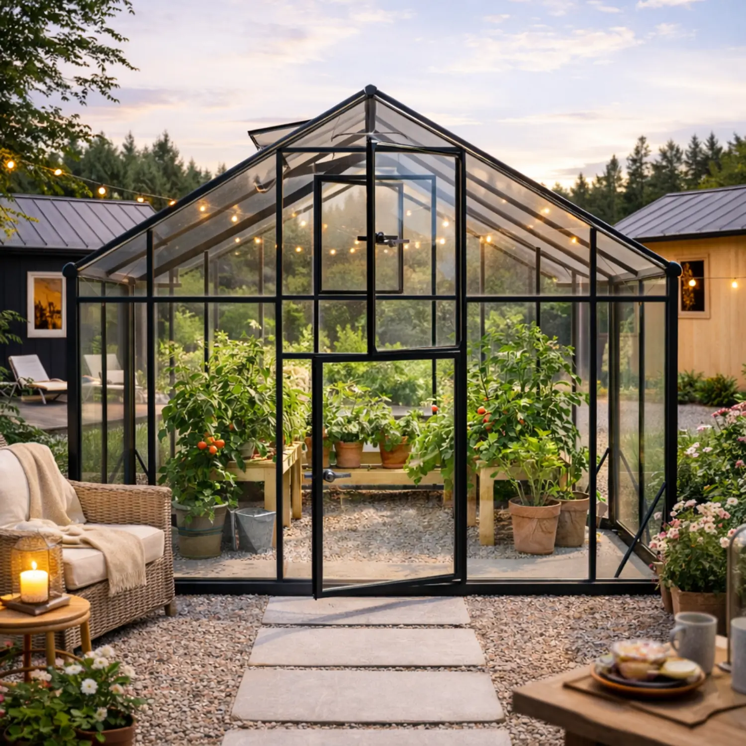 Sanus XL Glass Greenhouse (4,4-12,5m²) - Image 2