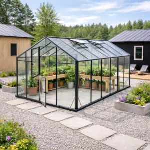 Sanus XL Glass Greenhouse (4,4-12,5m²)