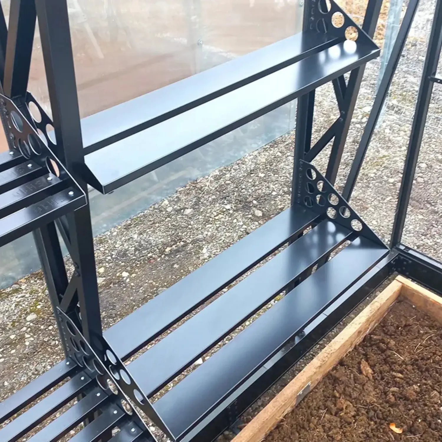 Side Shelf for Premium House Lux Greenhouse