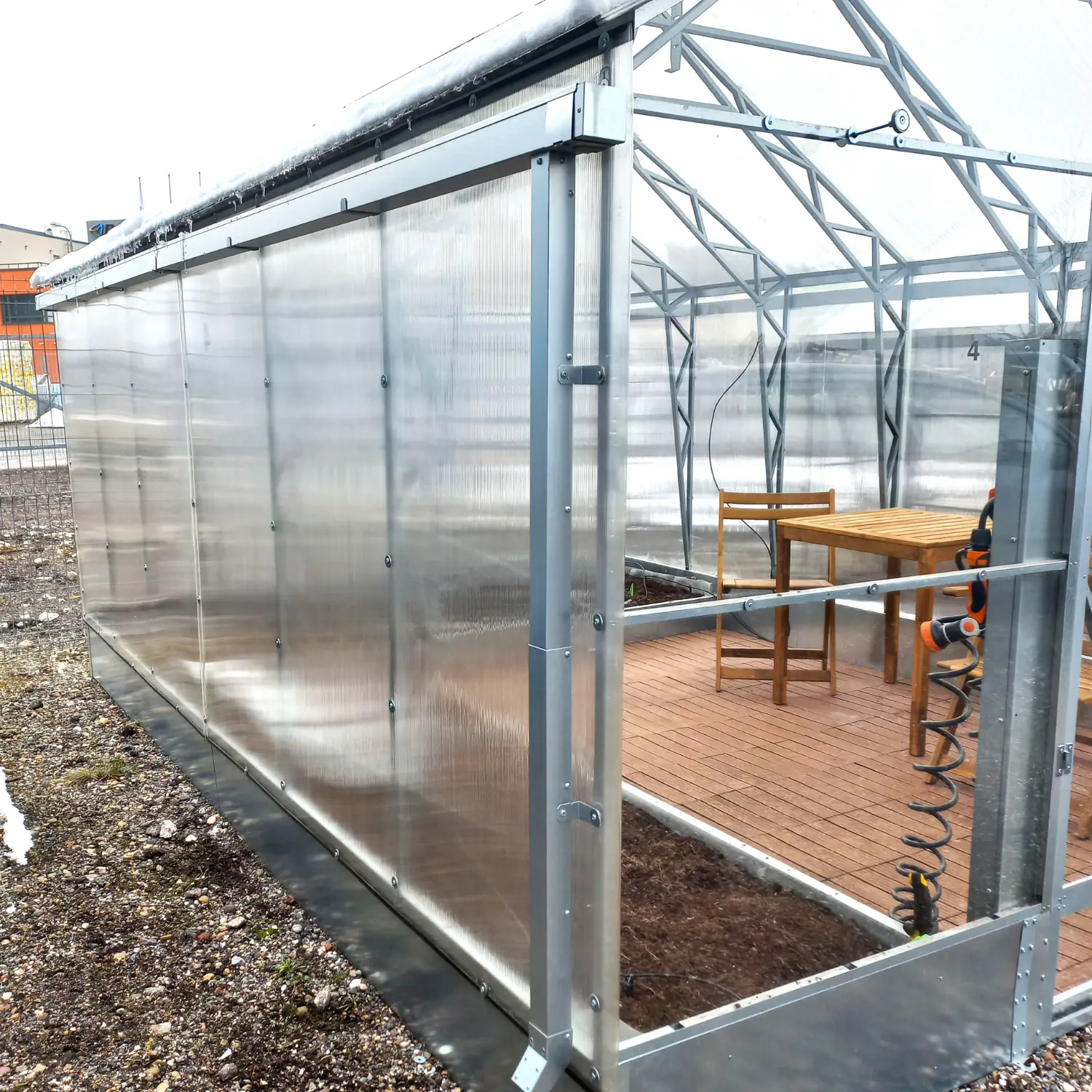Gutter System for Premium House Greenhouse - Image 4