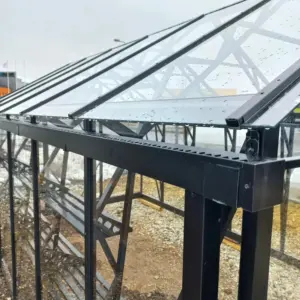 Gutter System for Premium House LUX Greenhouse