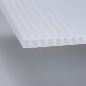 Multiwall polycarbonate 6 mm Opal – PolyPiù UV-protected 1300 g/m² (cut to size)